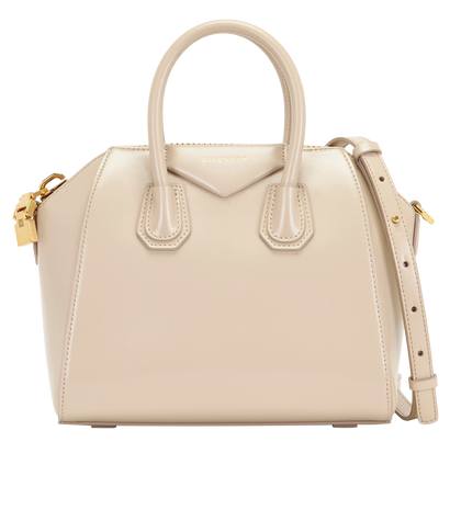 Mini Antigona, &pound;750, Handbags, Cream, Leather, Front view